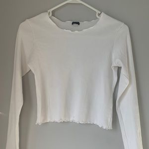 Brandy Melville White Long Sleeve🤍
